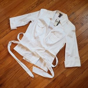 Ann Taylor Wrap Blouse